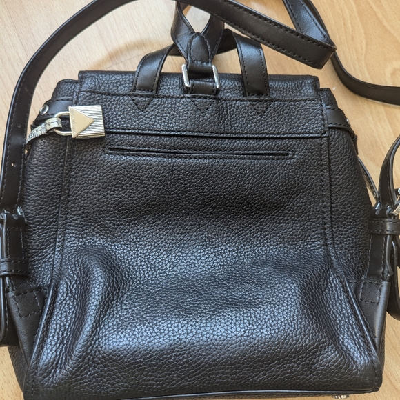 MICHAEL Michael Kors Bristol Small Leather Backpack Black - Picture 14 of 14